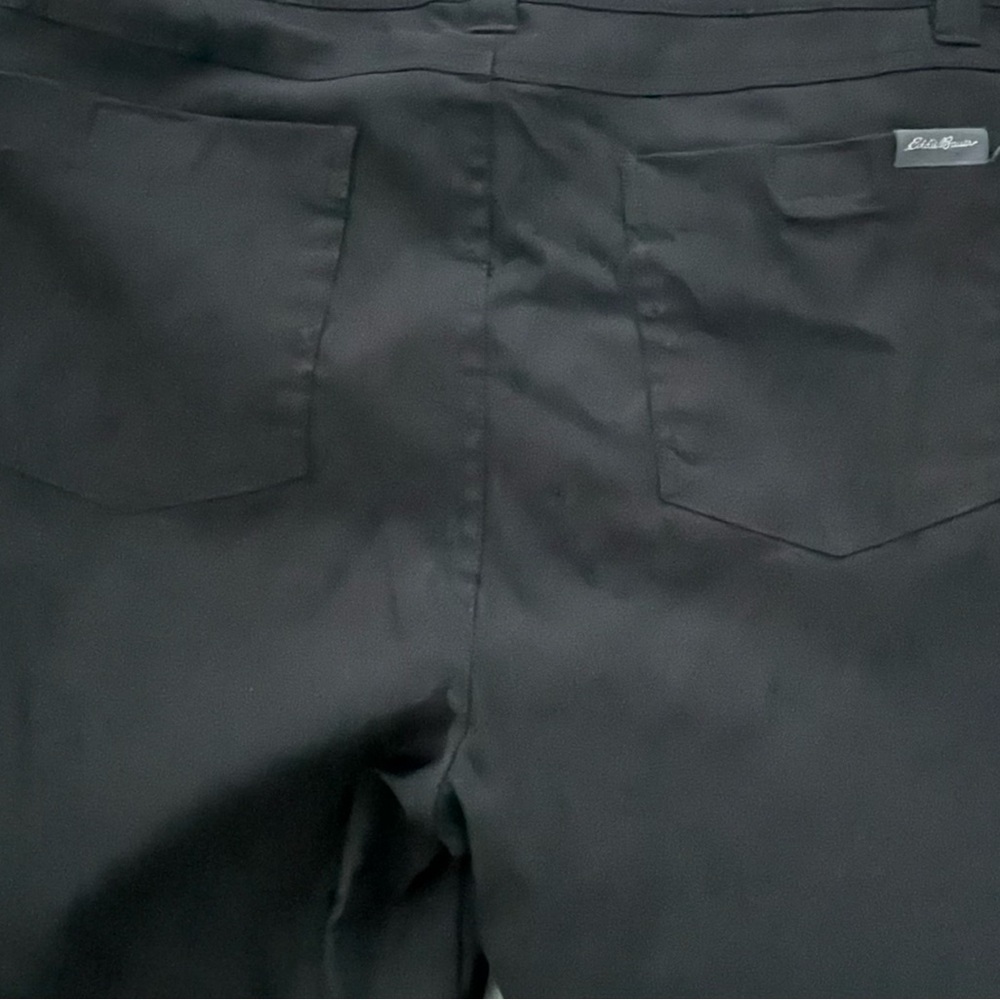 Eddie Bauer Men's Fleece Lined Water Resistant Black Pants 32 x 32 - Picture 8 of 16